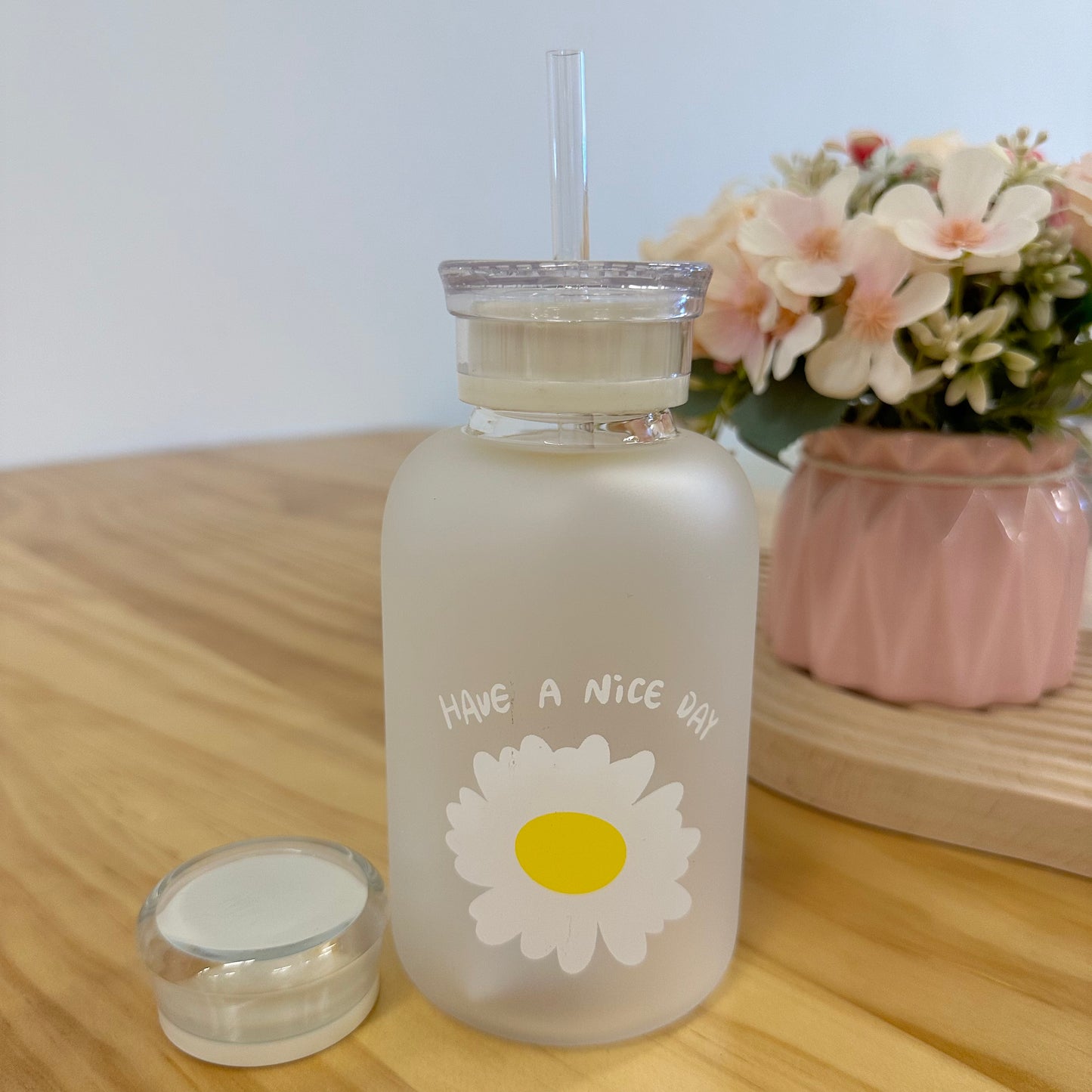 Daisy Glass Tumbler
